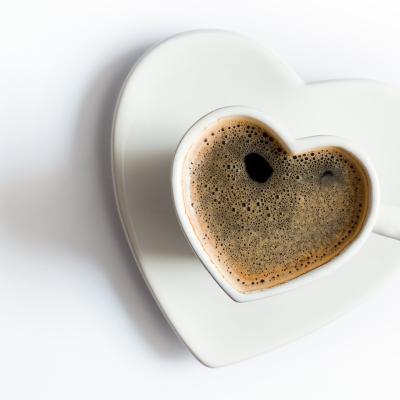 Cup Coffee Form Heart Min